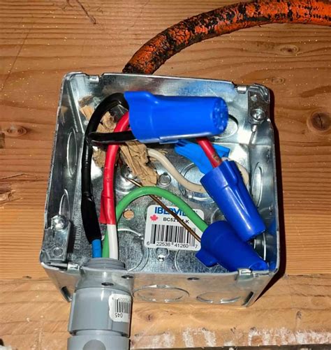 breaking a circuit in a junction box|uncovered junction box problems.